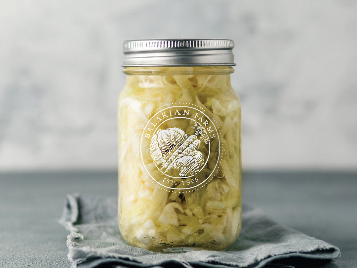 Balakian Farms traditional Armenian tourshi pickled vegetables