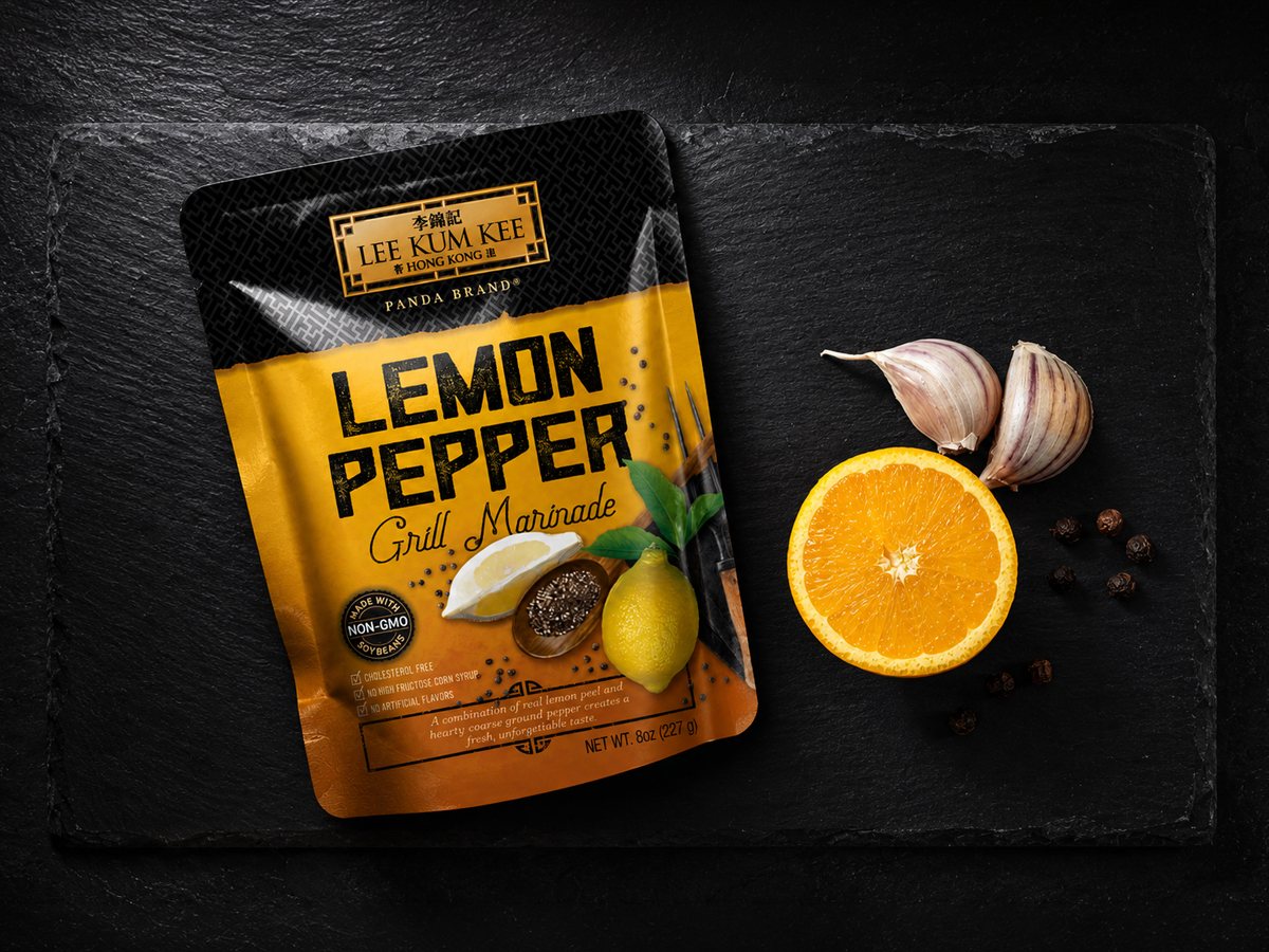 Lee Kum Kee Lemon Pepper grill marinade packet